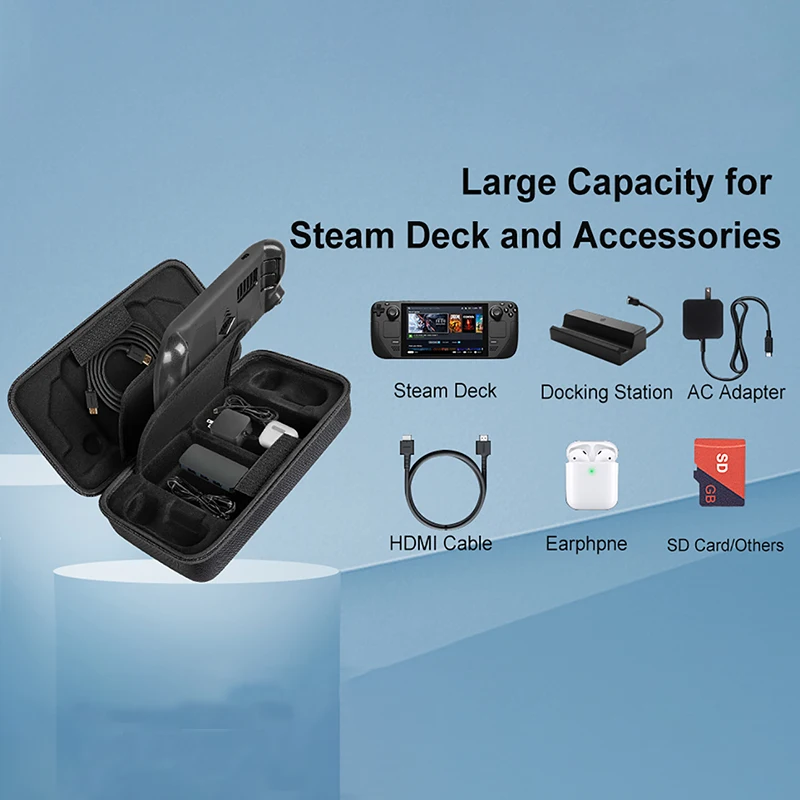 Steam Case Compatível com Steam Deck, Concha protetora, Viagem