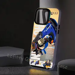 Zenless Zone Zero Matte Aurora Multicolor Laser Metallic Gradient Phone Case for iPhone 12 Pro Max (Z1)