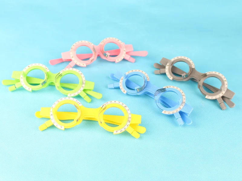 1pc Optical Trial Frame Optometry Test Frame Plastic Type Fixed PD 52-70mm