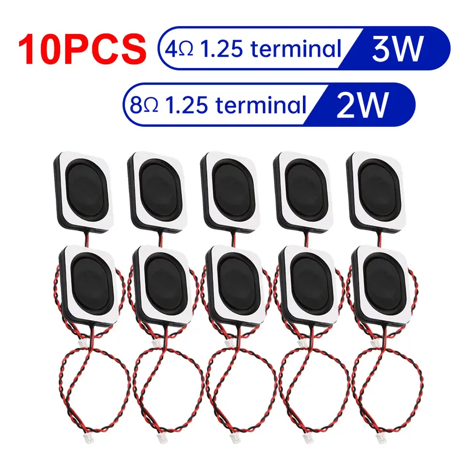 1-10PCS 4 ohm 3W/ 8 ohm 2W Speaker Square Small Cavity Notebook Computer 3525/2535 Ultra-Thin Box Speaker image 1