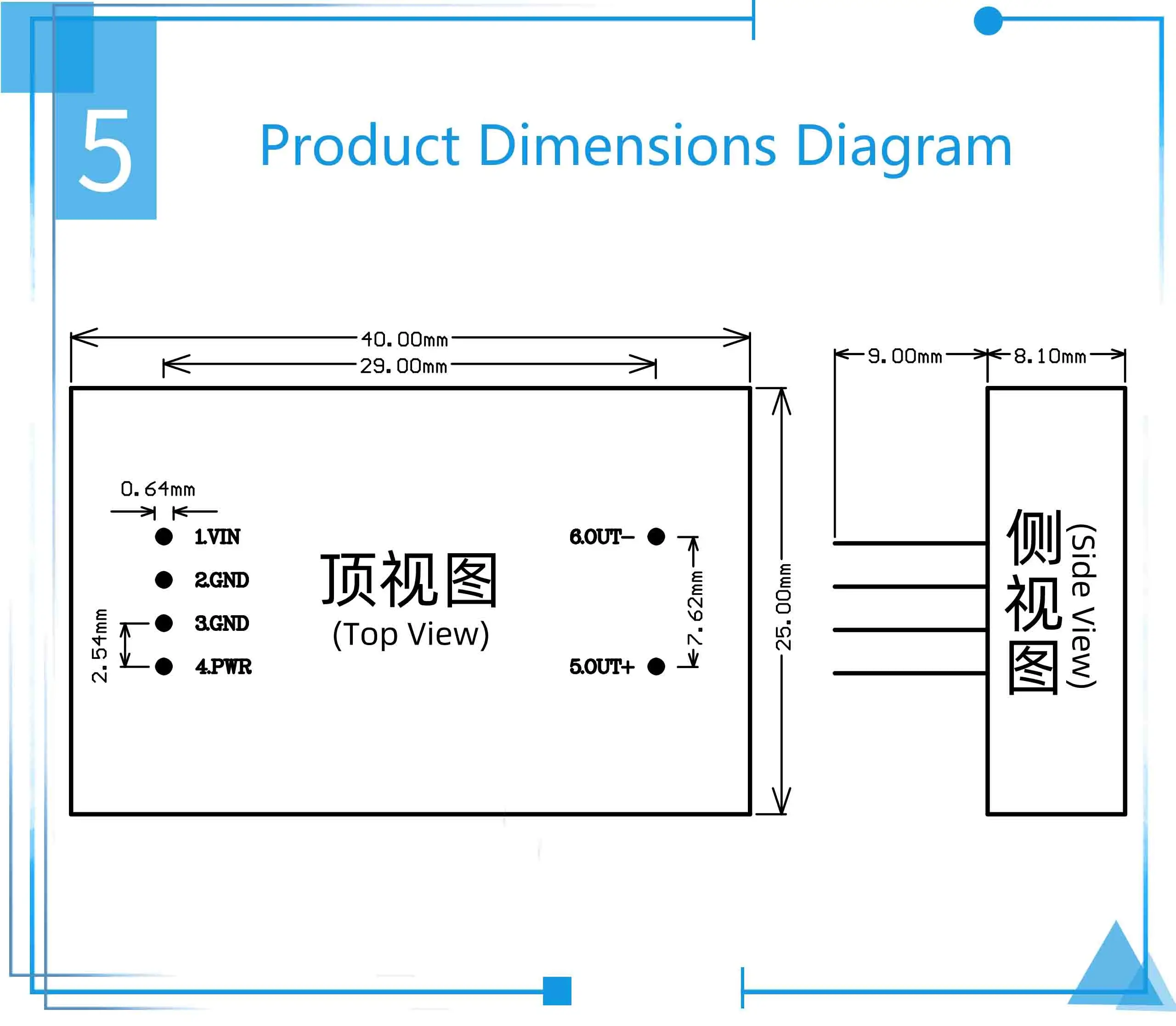 High-voltage amplifier arbitrary waveform output differential 200Vpp piezoelectr