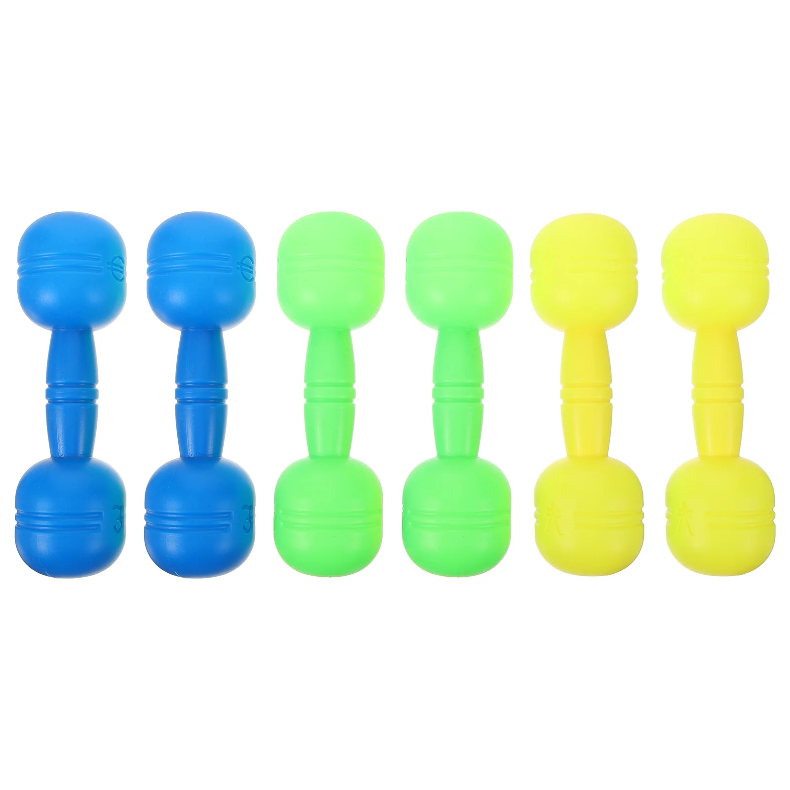 

3 Pairs Children's Dumbbell Hand Weight Fitness Equipment Small Toy Pvc Supply Training Kids