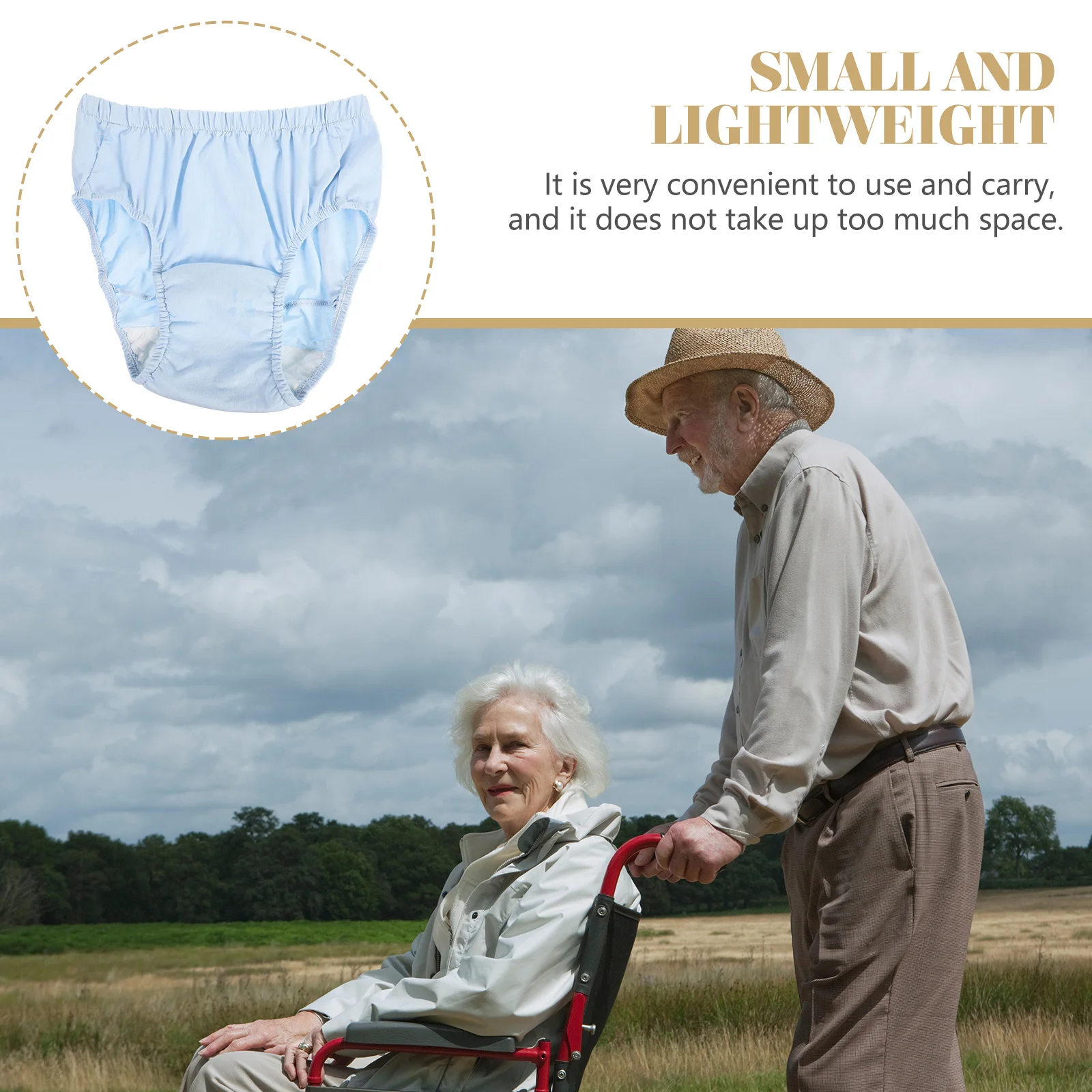 Adult Women Mens Pants Pants Elder Women Mens Pants Reusable Washable Elderly Incontinence Cotton Briefs Urinary 5