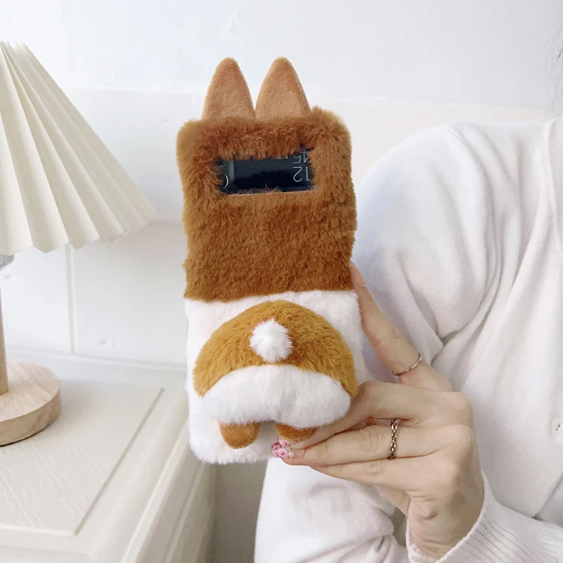 Custodia Funda Per Samsung Galaxy Z Flip 4 Z Flip 3 Z Flip Second Z Flip 2 Peluche Little Butt Custodia Protettiva Antiurto Per Telefono