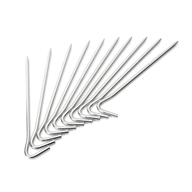 Tent Pegs Camping Tent Accessories Desert&Fox Tent Peg 6xTent Ground Nails 18cm Aluminum Alloy