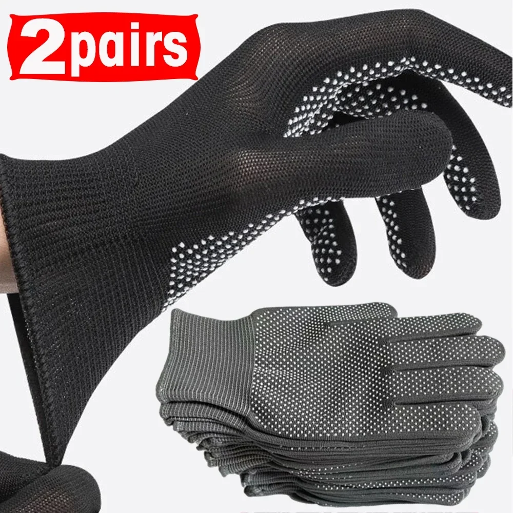 2pairs Riding Anti-slip Work Gloves for Motorcycle Cycling Sports Men Women Lightweight Thin Breathable Touchscreen Glove Oudoor men s cycling gloves half finger breathable anti skid gloves for sports riding bicycle guantes shockproof pads cucling gloves