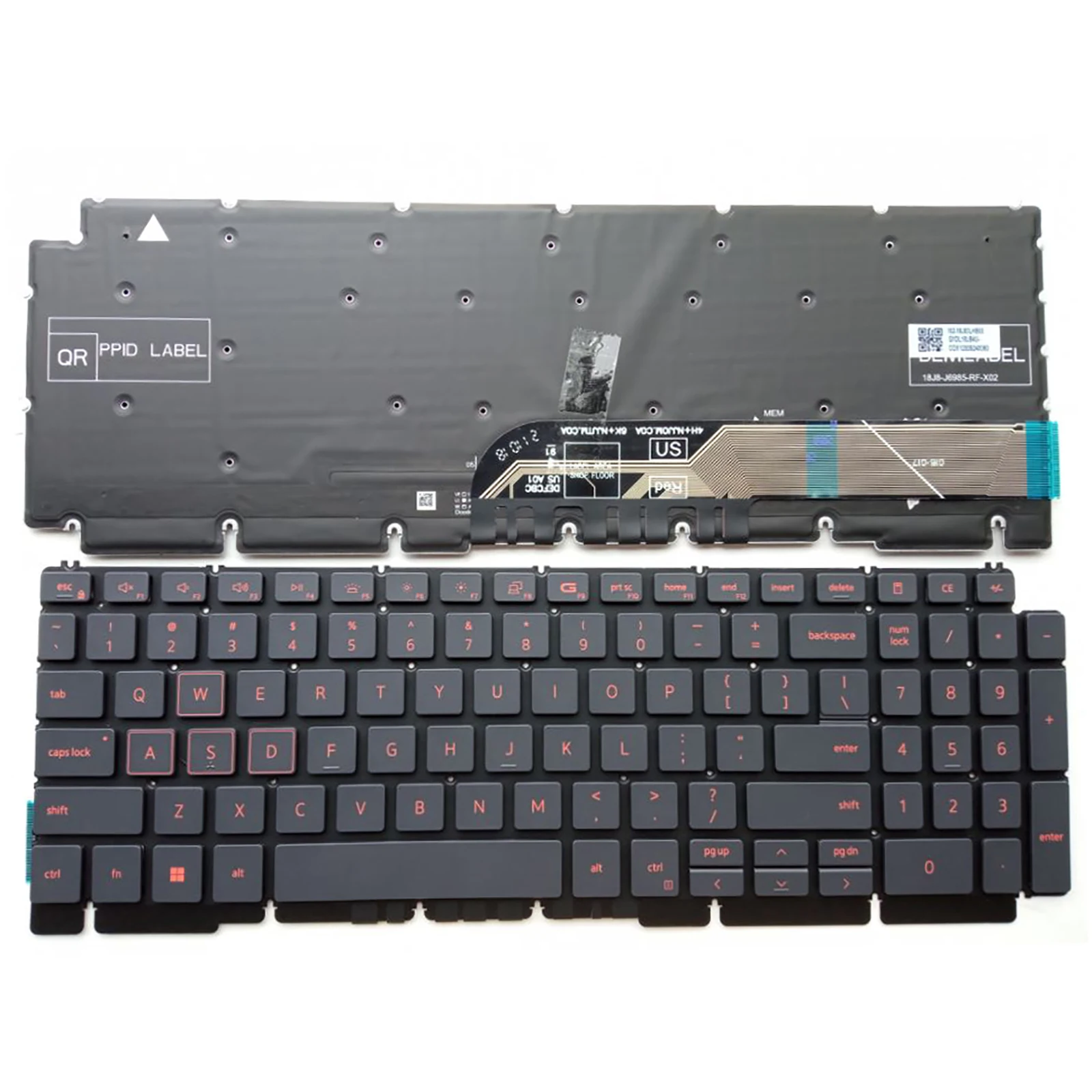 

New For DELL G15 5510 G15 5511 G15 5515 G15 5520 US Laptop Keyboard Backlit