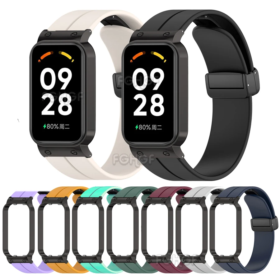 

Silicone Strap For Xiaomi Smart Band 8 Active Bracelet Replaced Watchband For Mi Band 8 Active Smart Wristband Correa Accessory