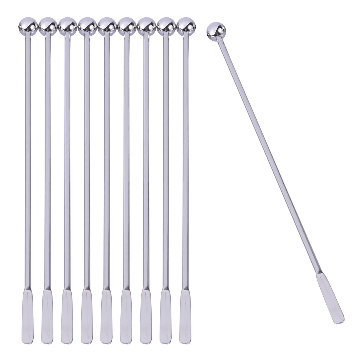 

19cm Swizzle Sticks Coffee Stirring Spoon Paddle Stirrer Reusable Stir Sticks Beverage Stirrers Cocktail Mixing Spoon