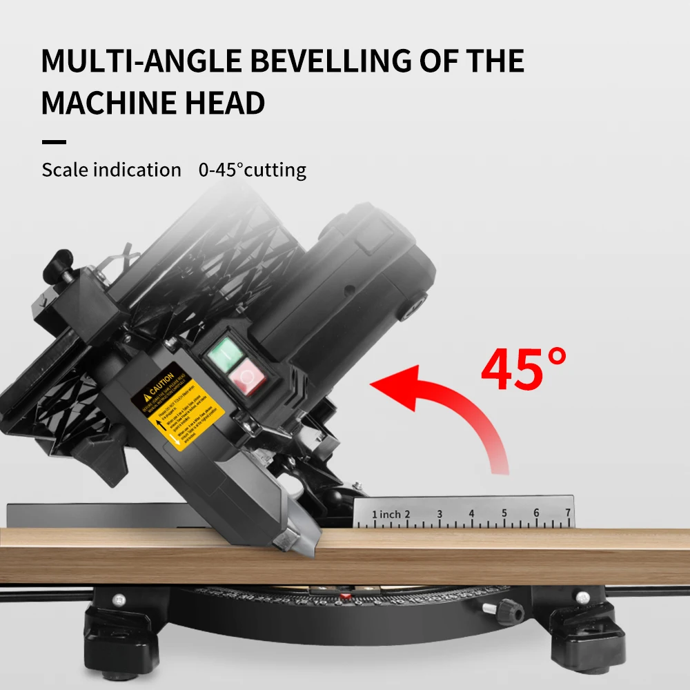 KOMIYA Tiltable Miter Saw Portable And High Precision Saw With Upper Table For Comfortable Use And Big Cutting Capacity