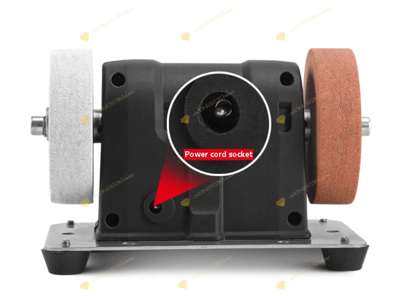 Small Grinder Sander Desktop Coarse and Fine Double Grinder Derusting Knife Shar