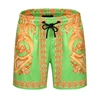 Summer New Style Men Short With Pockets Golden Print Men's Swim Trunks High Quality Quick Dry Beach Swiming 3