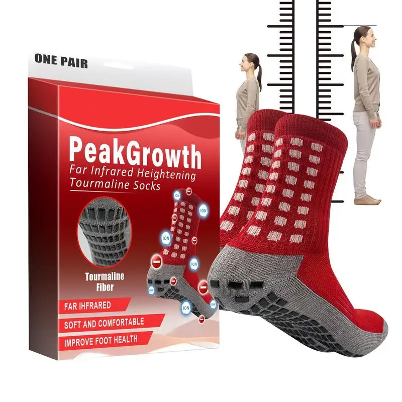 

Massage Socks Skin-Friendly Foot Massage Socks With Heel Support Comfortable Soft Warm Winter Socks Ionic Body Shaping Stretch