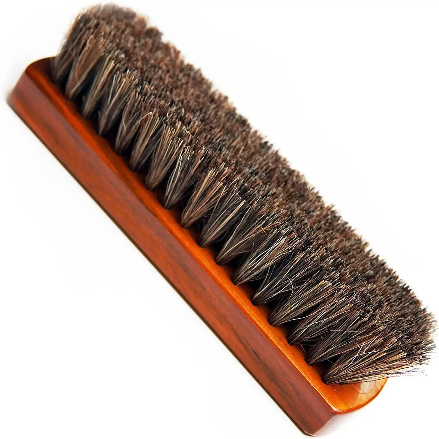 Chamois Leather Shoe Brush Horsehair Brush Boot Highlighting Polish For Car Seats Sofas 2