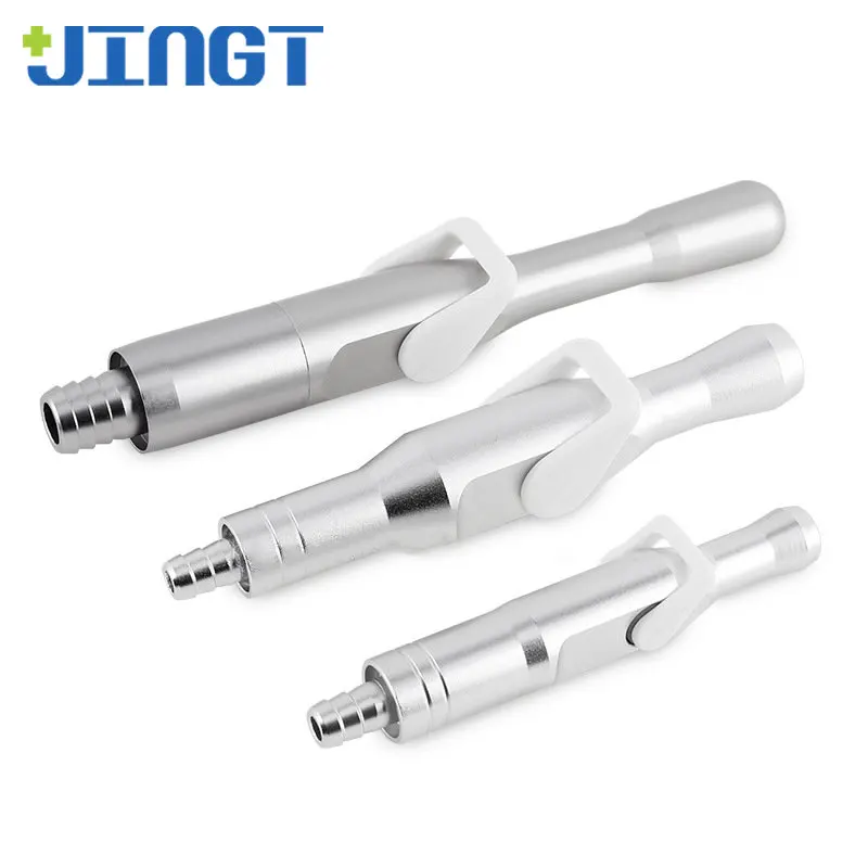 

JINGT Dental Chair Strong Absorption Handle Combination Metal Tube and Weak Suction with Switch Head Transition Connecting