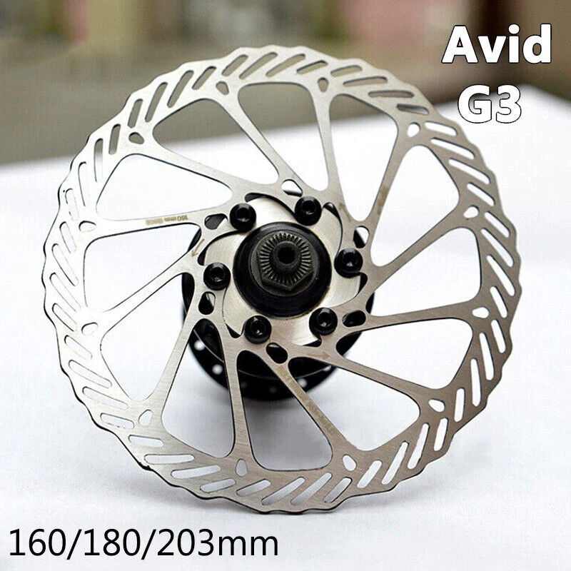 

AVID 6 Bolt Brake Disc Mtb Road Bike Folding Bicycle Rotor 160mm 180mm 203mm Adapter MTB Brakes Set Bike Accessories