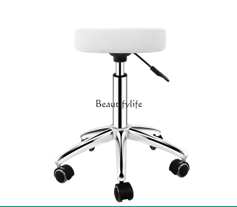 

Pneumatic Lifting Beauty Stool Bar Swivel Chair Barber Shop Hair Salon Stool