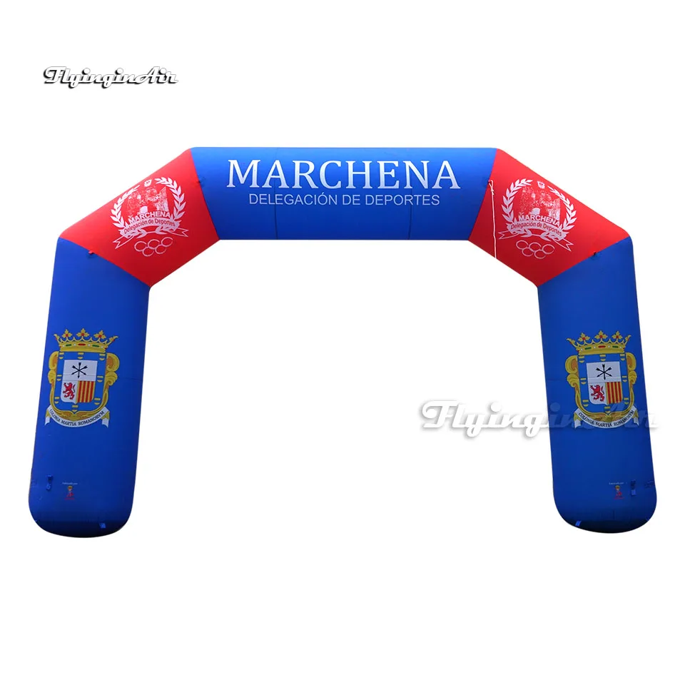 

Рекламная надувная АРКА, Спортивная стартовая/финишная линия, дуговая арочная дверь с индивидуальной печатью для наружного мероприятия, шоу