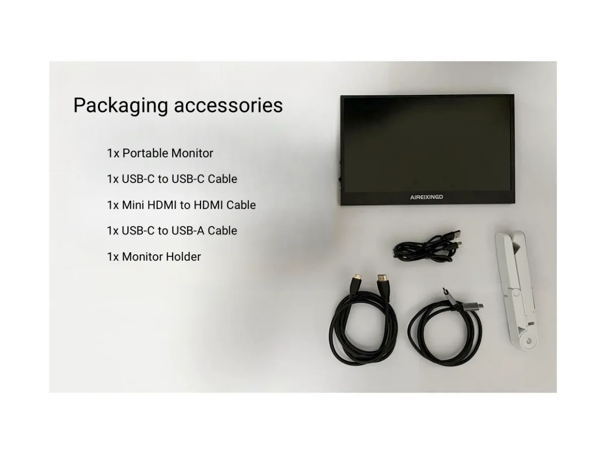 ޴  ʹ IPS ũ, 13.3 ġ FHD 1080P, USB C HDMI,  ° ȭ, Ʈ  PC Xbox ġ PS