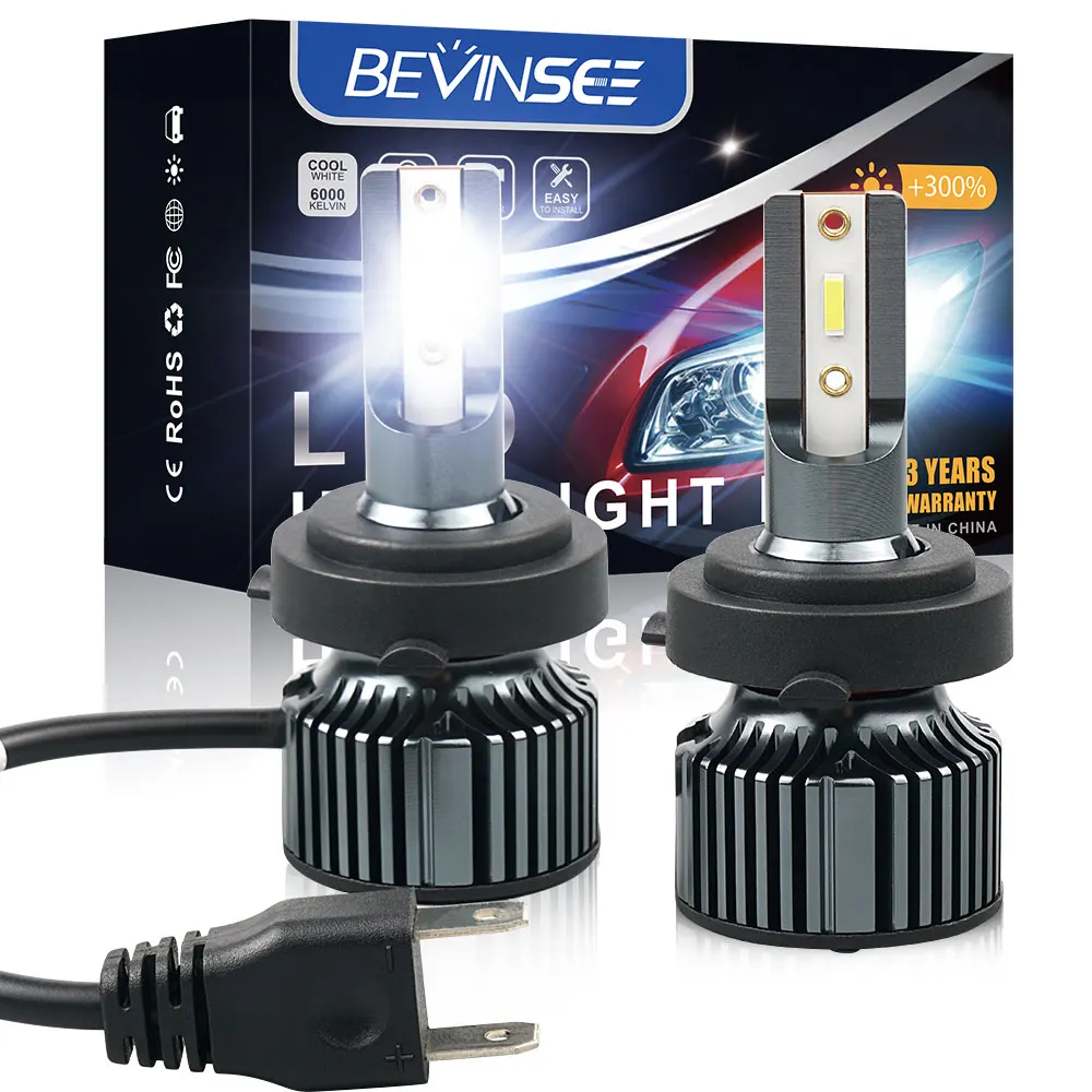 

Bevinsee H7 LED Headlight Bulbs for KIA Sorento Low Beam, for Mitsubishi Outlander, for Hyundai Santa Fe, All in One H7 LED Lamp