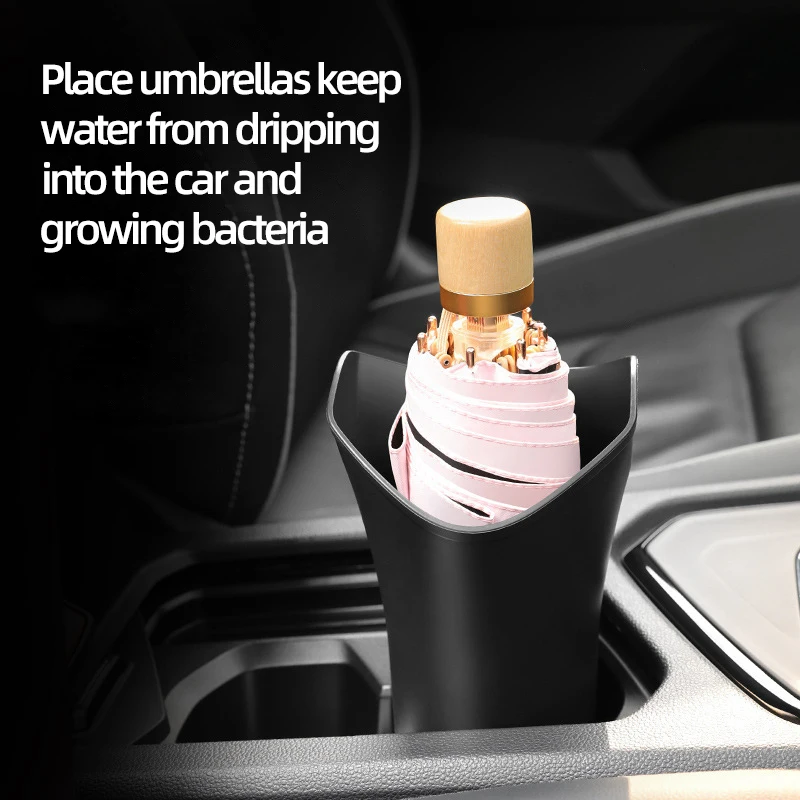 Multi-Functional Car Umbrella Storage Bucket Portable Auto Car Interior Umbrella Holder Storage Multipurpose Hanging umbrella holder