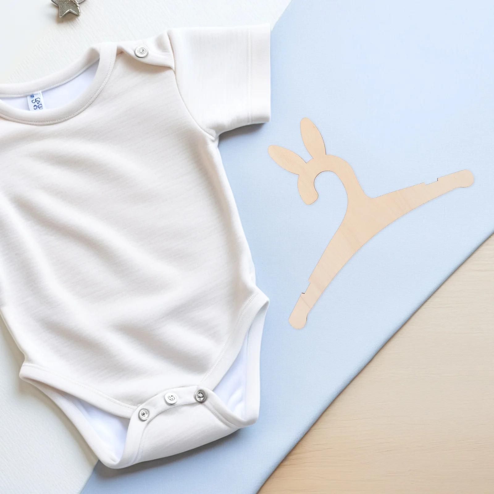 5 PCS Wooden Children's Clothes Hanger Hangers Baby Girl Coat Kids Toddler for Closet