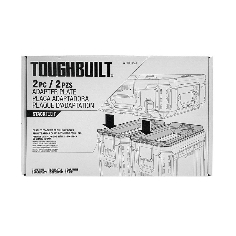 TOUGHBUILT 스택형 공구함 전용 어댑터 보드, 2세트