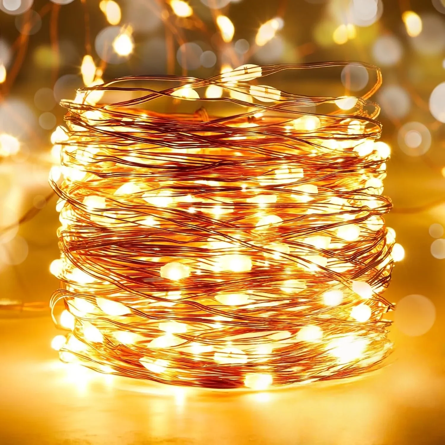 ตัวเลือกสินค้า แบตเตอรี่ LED 100 ดวง สำหรับตกแต่งแคมป์ปิ้ง งานแต่ง คริสต์มาส