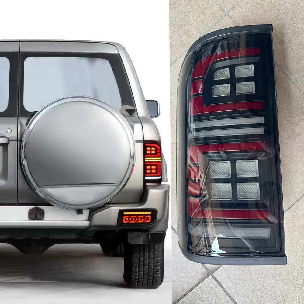 Car LED Taillight Y61 Modified Rear Lamp for Nissan Safari Patrol