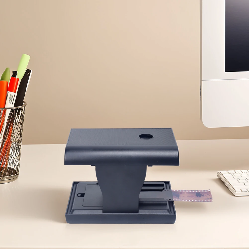 Slides and Negatives Film Scanner with LED Backlight Slide Film Viewer Scanner Support Editing & Sharing for Old To JPEG