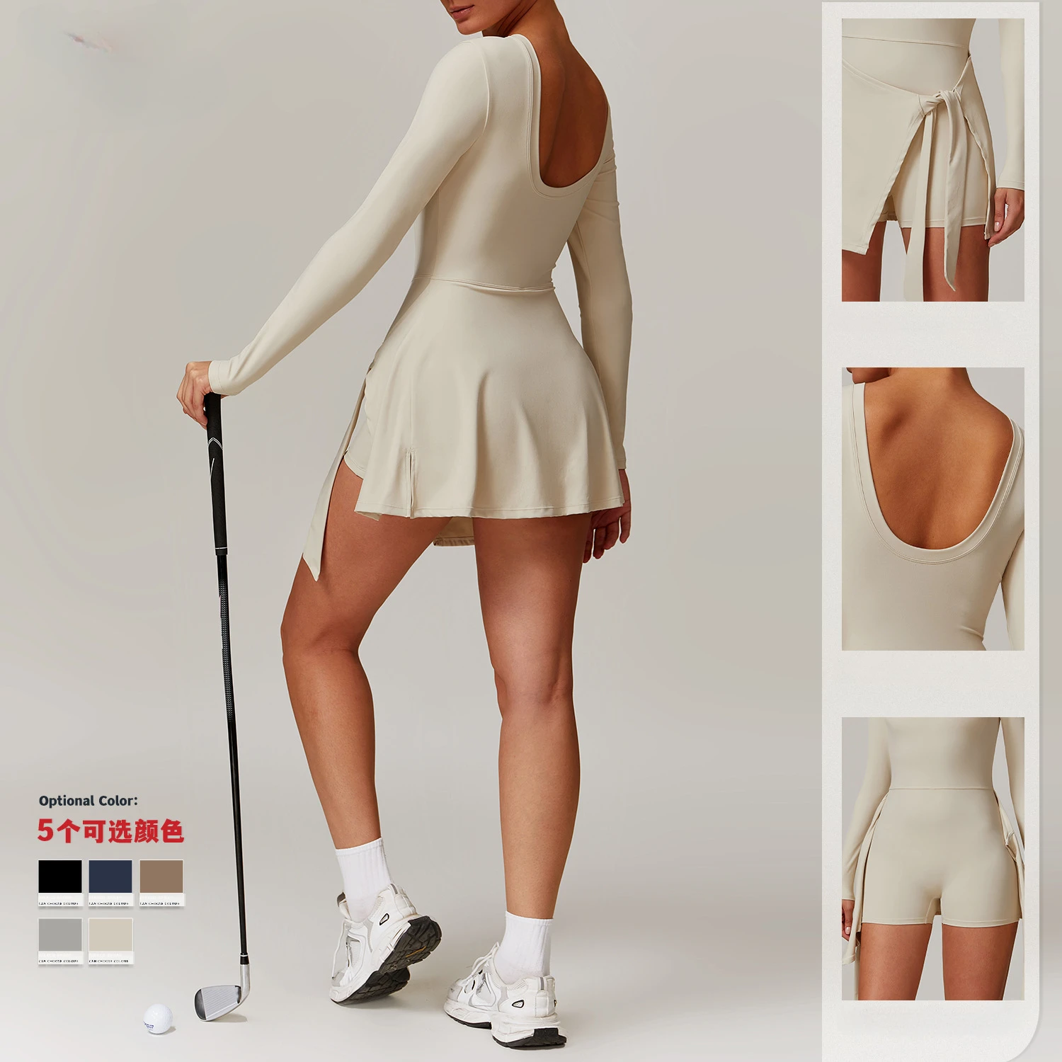New Women Safe Yoga Tennis Skirts Gym Golf Running Sports Fitness Skirt Anti Glare Dance Skirt badminton sport dress