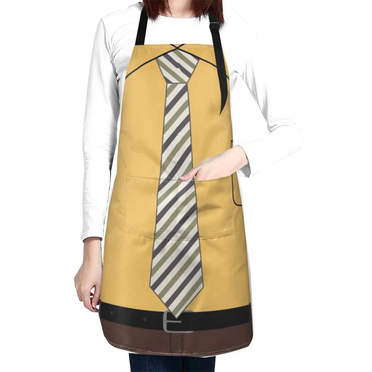 

Dwight Schrute Uniform Apron Costume Waiter Apron work