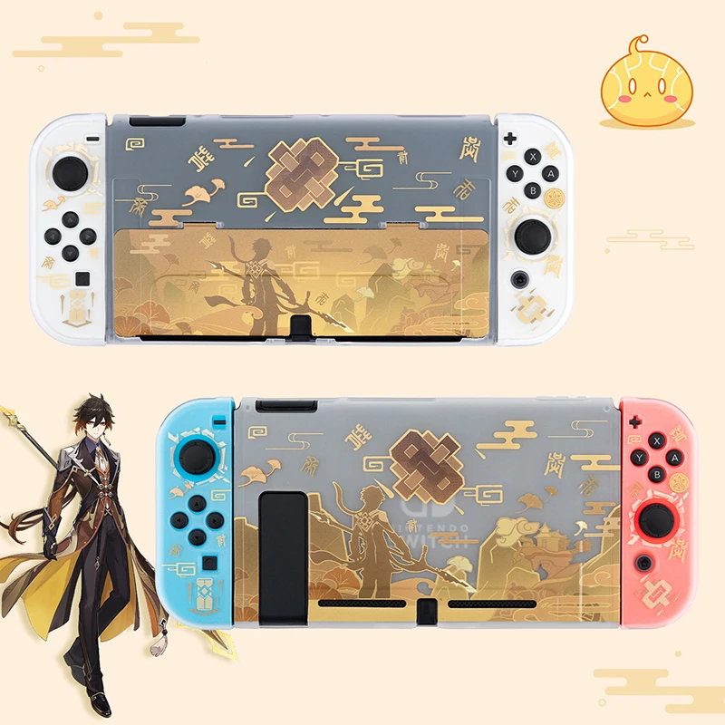 Anime Funda Nintendo Switch OLED Protective Case Soft TPU White Cover  JoyCon Controller Game Housing Switch