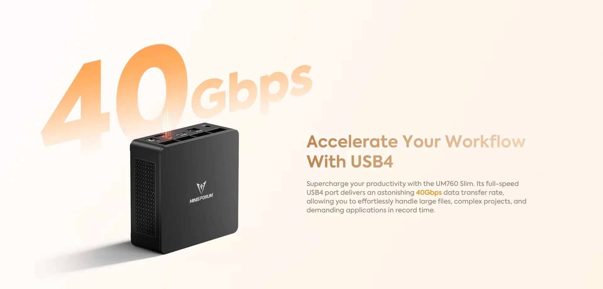 MINISFORUM Mini PC Gamer UM870 Slim AMD Ryzen 7 8745H R5 7640HS USB4.0 2*DDR5 2*PCIE4.0 2.5G LAN Windows 11 Mini Computer WiFi6E 6