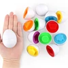 1PCS Montessori Learning Education Math Toys Smart Eggs 3D Puzzle Game For Children Popular Toys Jigsaw Mixed Shape Tools 1