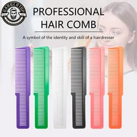 Plastics Comb Professional Dual Purpose Salon Hair Hairdressing Anti-static Barbers Comb Ultra Thin Hair Brush Styling Tools