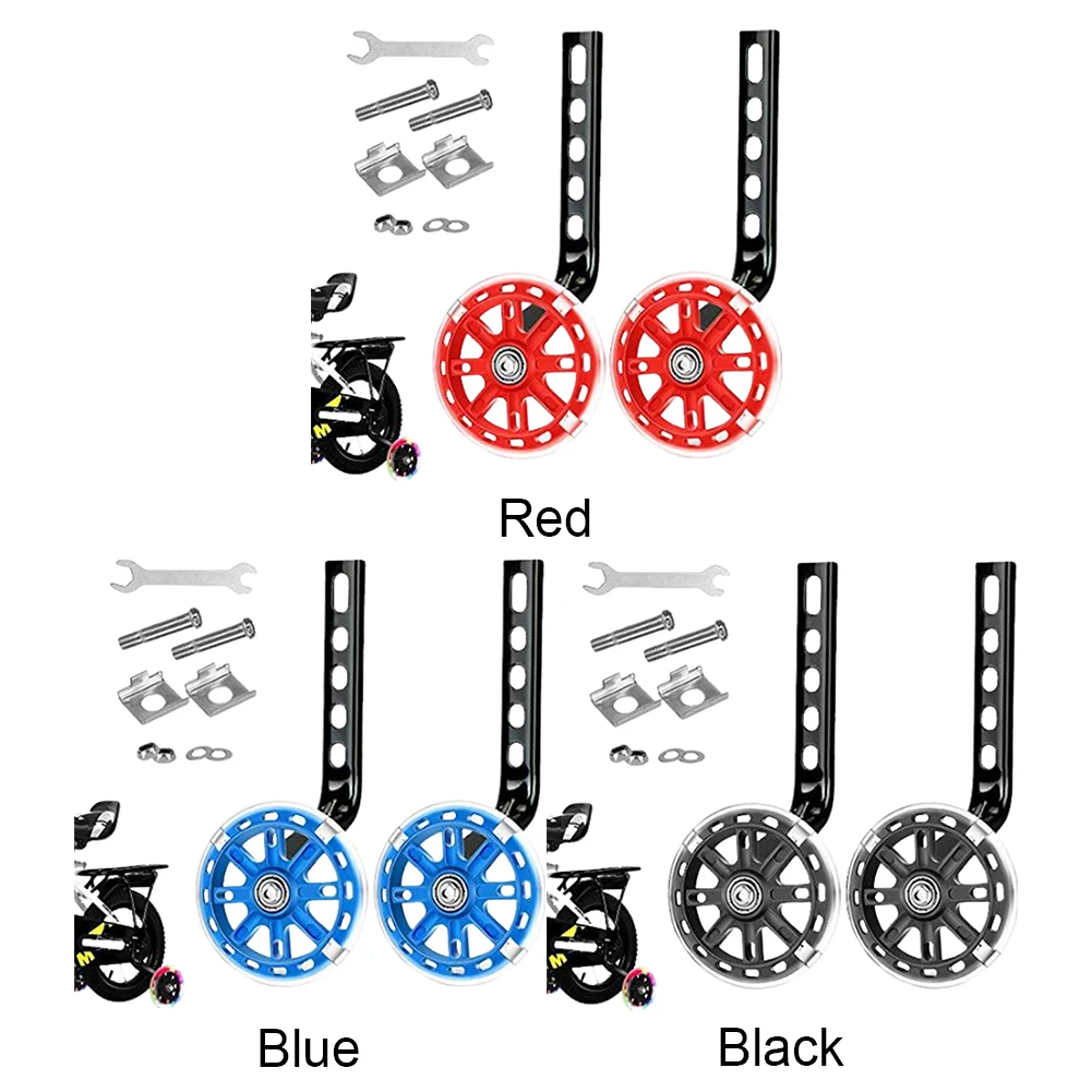 Training Wheels Bicycle Stabiliser Mounted Kit for 12/14/ 16/18/ 20 Inch Children Kids Bicycle