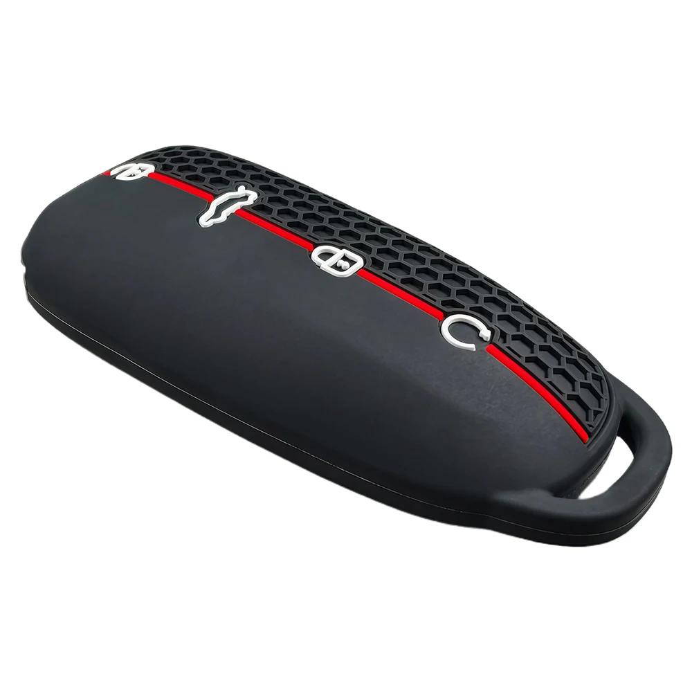 Silicone Car Key Protection Case with Keychain and Holder