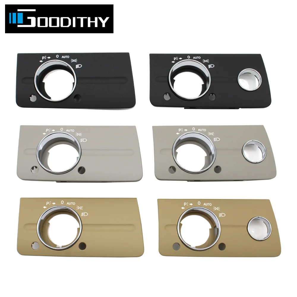 LHD Car Interior Front Dashboard Headlight Switch Cover Head Lamp Panel Trim Replacement For Mercedes Benz W211 E Class 320 350