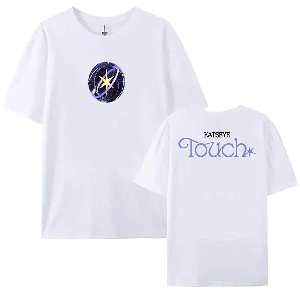 トップス KATSEYE S/S T-SHIRT (WHITE) SIS (Soft Is Strong) KATSEYE T-shirt Korean Band Girls 2025