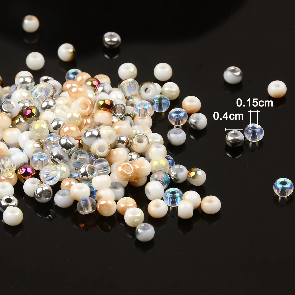 5mm DIY Keychain Beads Colorful Glass Beads Loose Seed Beads for Jewelry  Making Diy Accessories Sewing Kralen - AliExpress