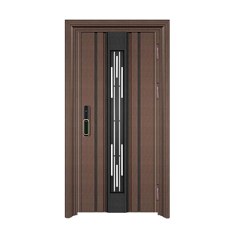 Modern Wood Exterior Entry Timber Door Solid Wooden entrance Timber Door Front Pivot Door 6
