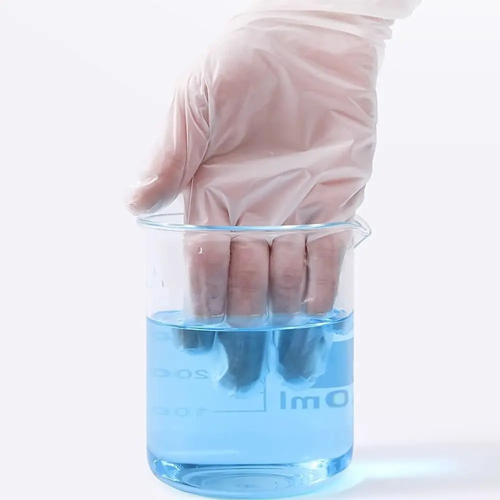 100Pcs Disposable Gloves Acid Work Safety S/M/L/XL Cleaning Gloves Transparent Non-Slip Thickened TPE Latex Free disposable gloves