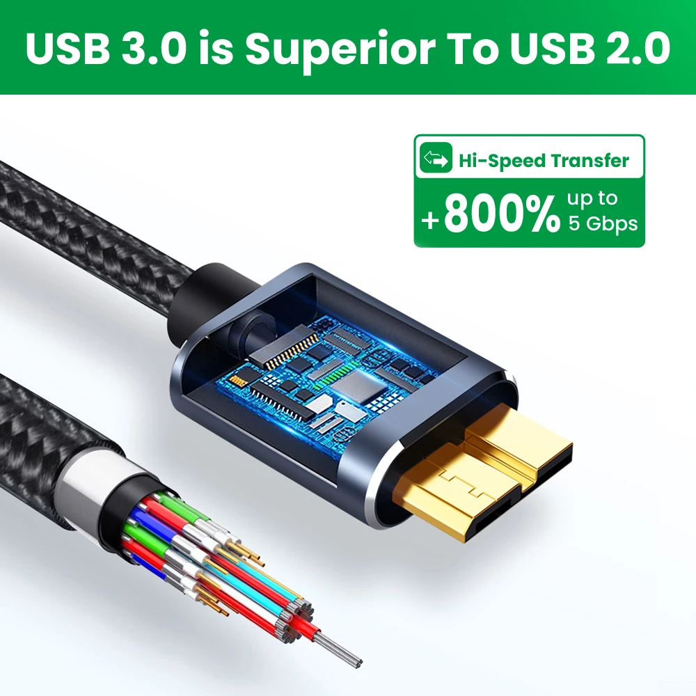 ũ B USB C 3.0 ̺, C Ÿ-USB 3.0 ũ B ̺ Ŀ, 5Gbps  ϵ ̺ ũ ̺, ϵ ̺ ǻͿ