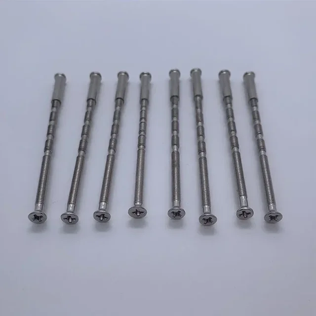 25 Pcs/set Door Handle Screws Set Door Handle Bolt Through Fixings For Door Handle Roses Knobs Door Lock Metal Screws Hardware 5
