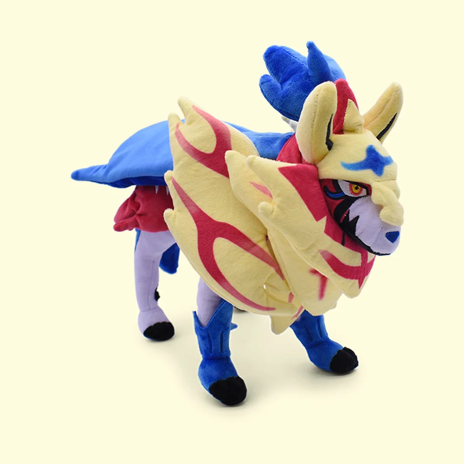 Pokemon Plush Zamazenta Zacian Cute Animal Stuffed Toy Dolls Christmas Gift Soft Stuffed Pocket Monster Toys