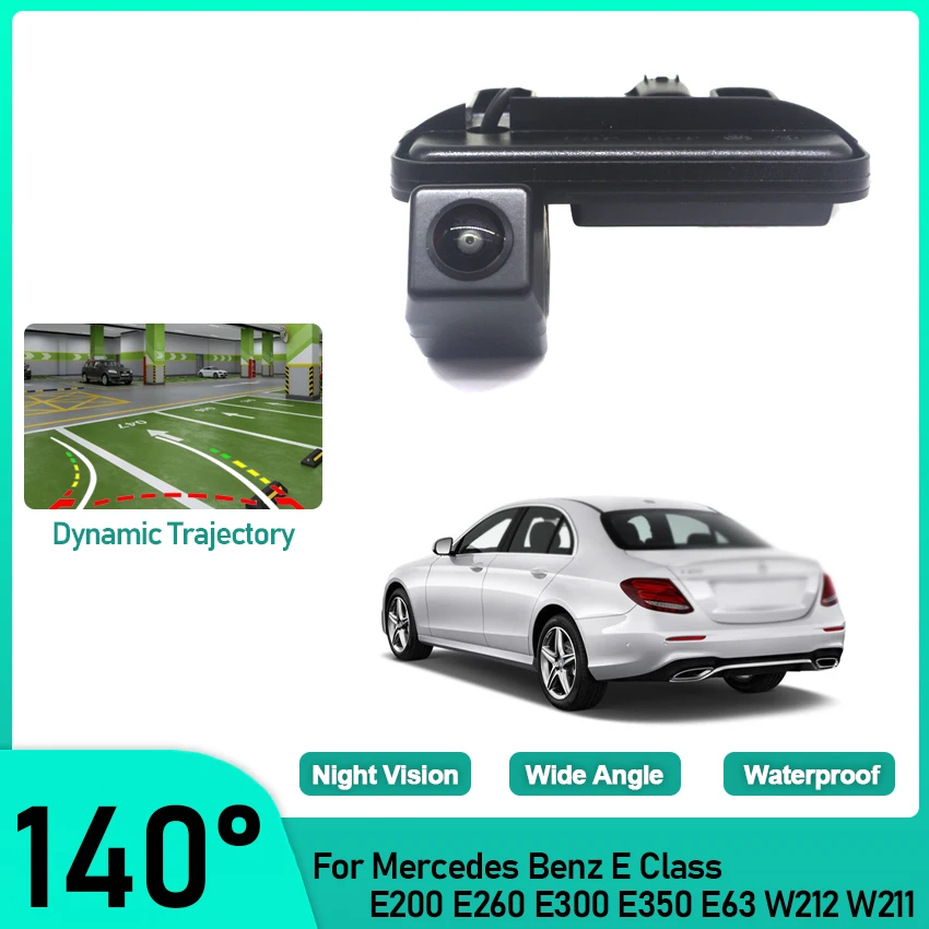 

Trunk Handle Camera Full HD CCD High quality For Mercedes Benz E Class E200 E260 E300 E350 E63 W212 W211 Rear View Reversing