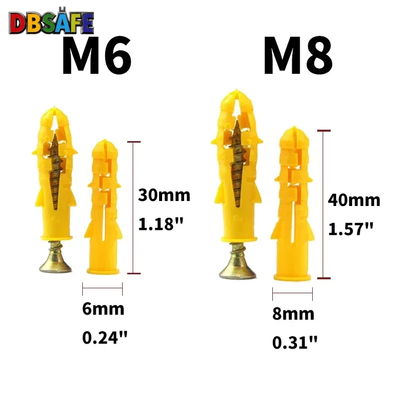 Drywall Anchor Screw Assortment Kit 10sets