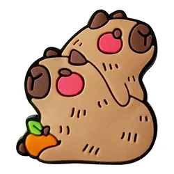 Charming Capybara Shoe Accessories - Adorable PVC Pins (5)