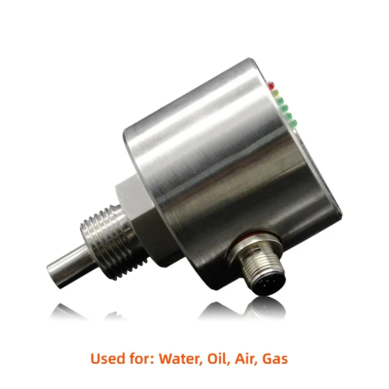 Industrial Stainless Steel Thermal Mass Flow Switch for Water and Oil Adjustable